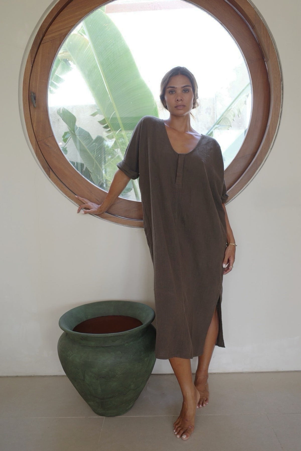 【一般販売9月25日21時】ORGANIC COTTON LONG/CHOCOLATE