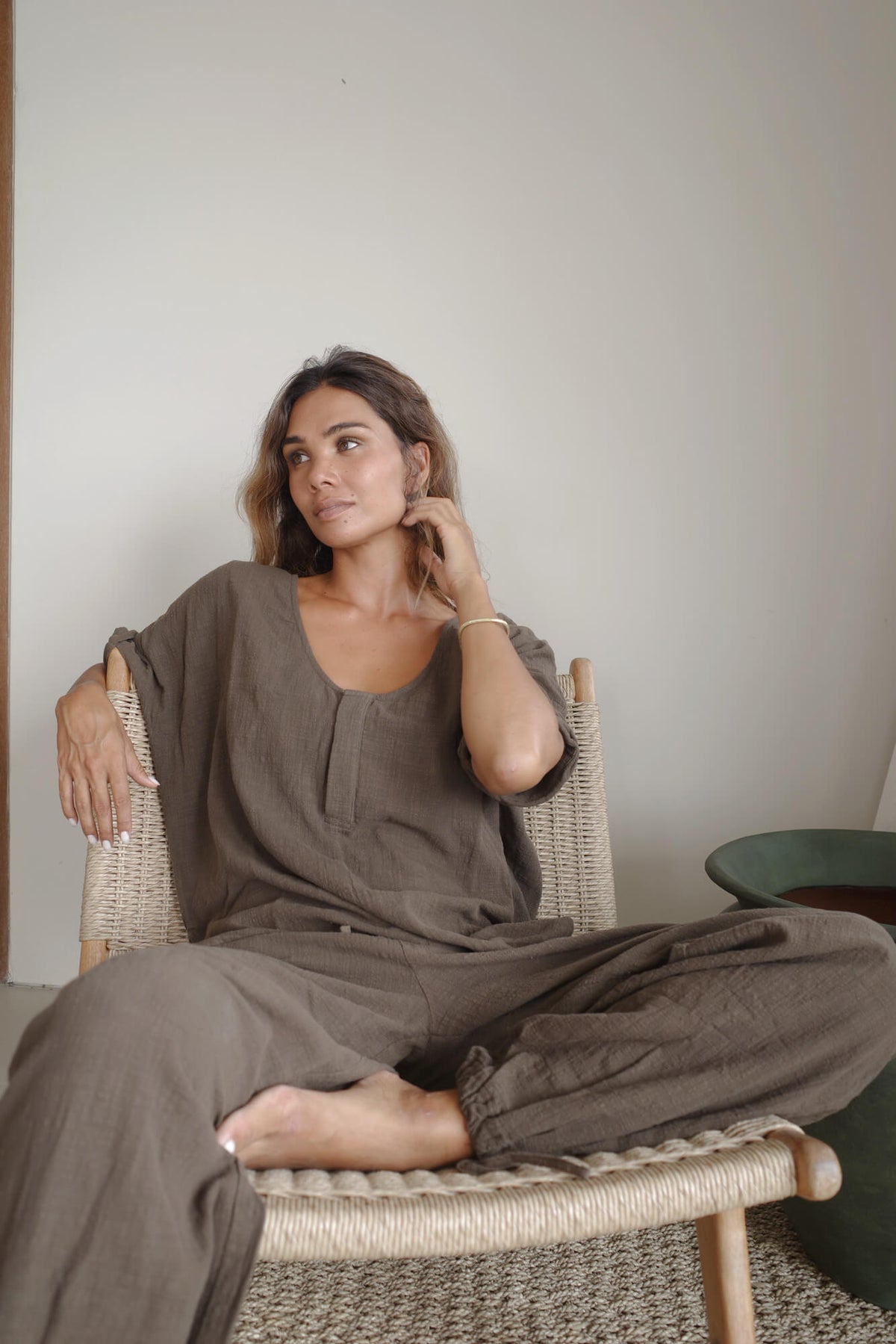 【一般販売9月25日21時】ORGANIC COTTON SHORT CHOCOLATE