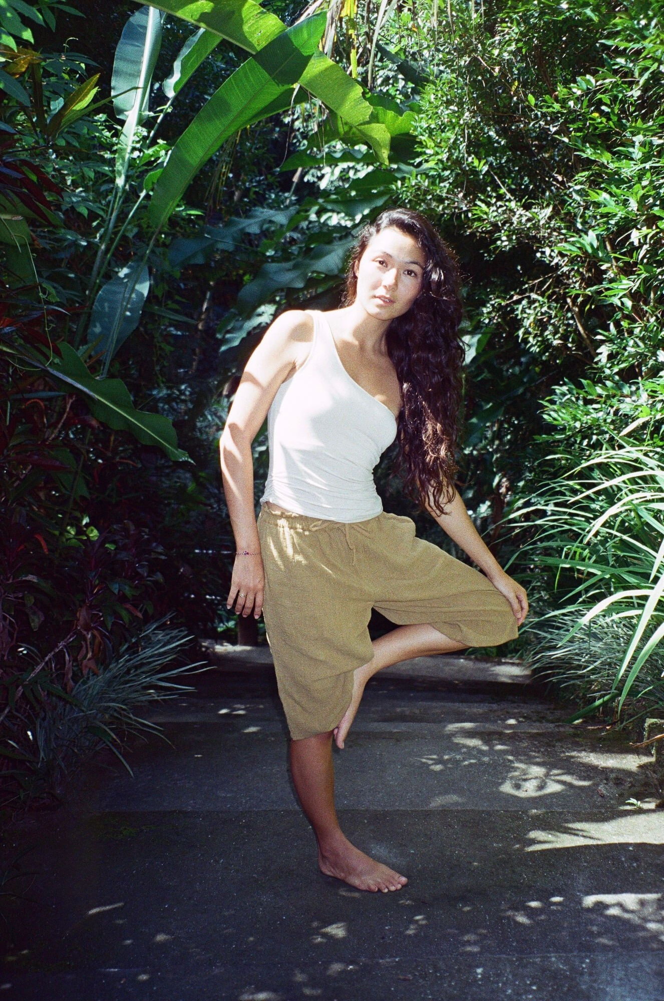 【POPUP開催記念】ORGANIC COTTON BERMUDA SHORTS/MILK CHOCOLATE