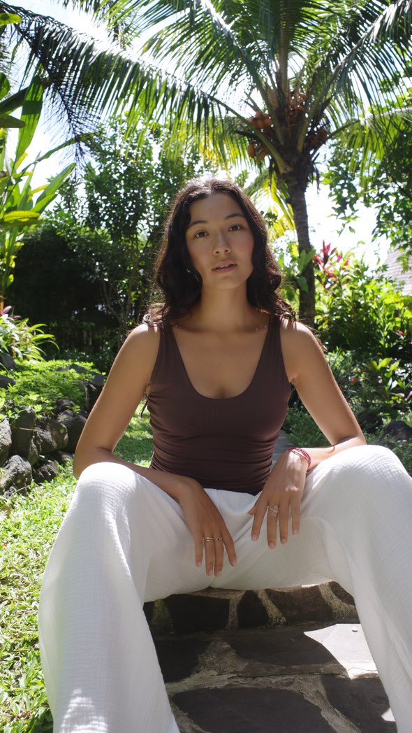 SARI TOP/CHOCOLATE
