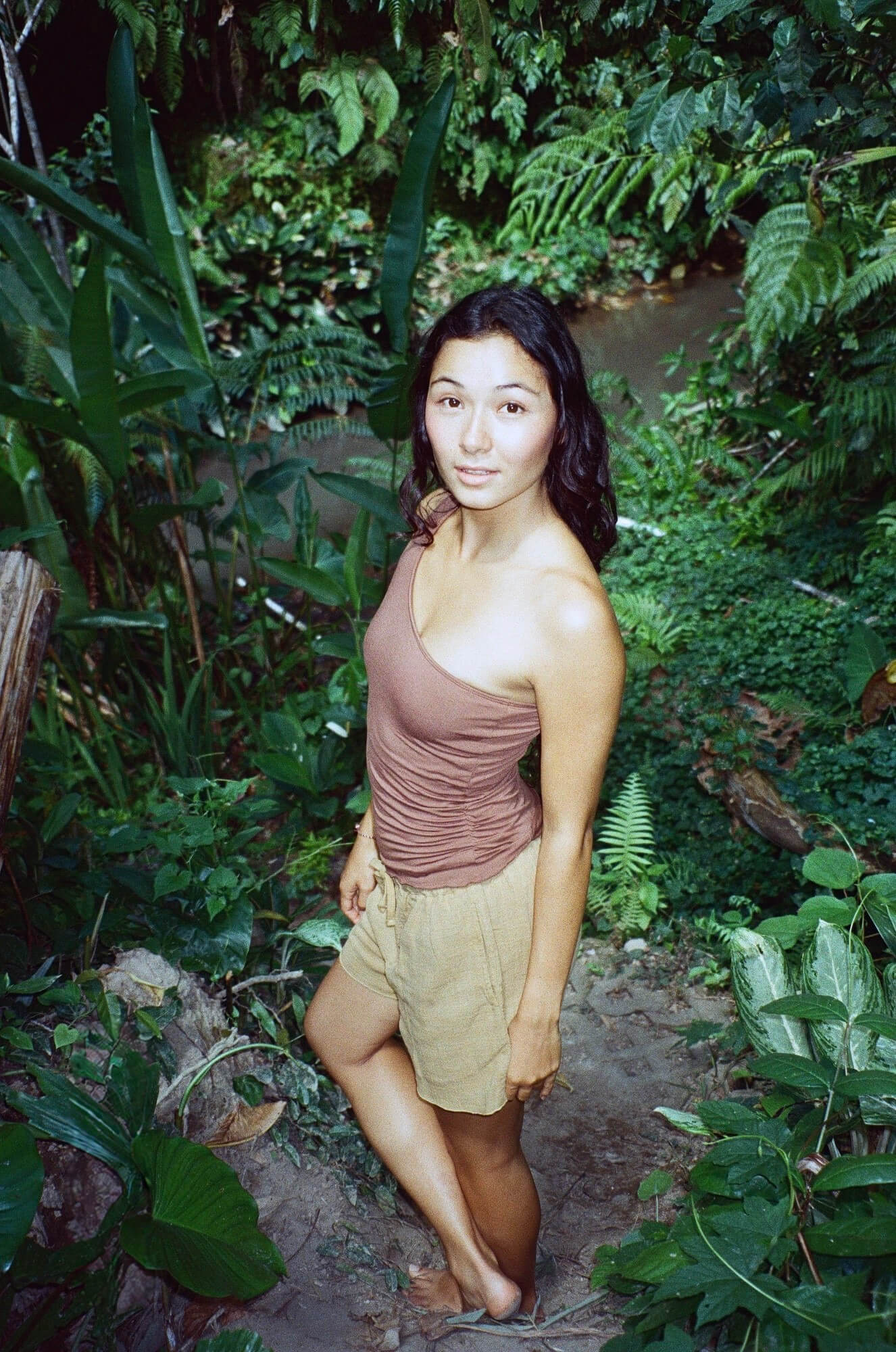 【POPUP開催記念】ORGANIC COTTON SHORT PANTS/MILK CHOCOLATE
