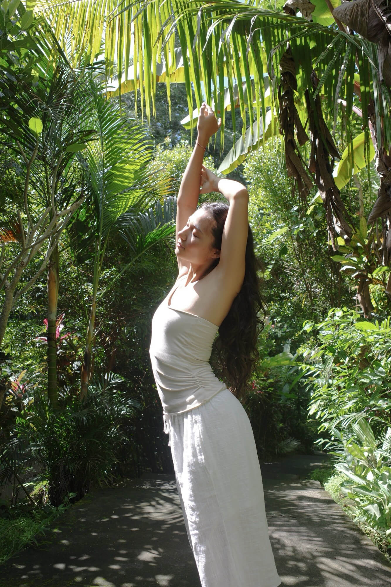 【6月末お届け】SARI ONE SHOULDER/IVORY SAND