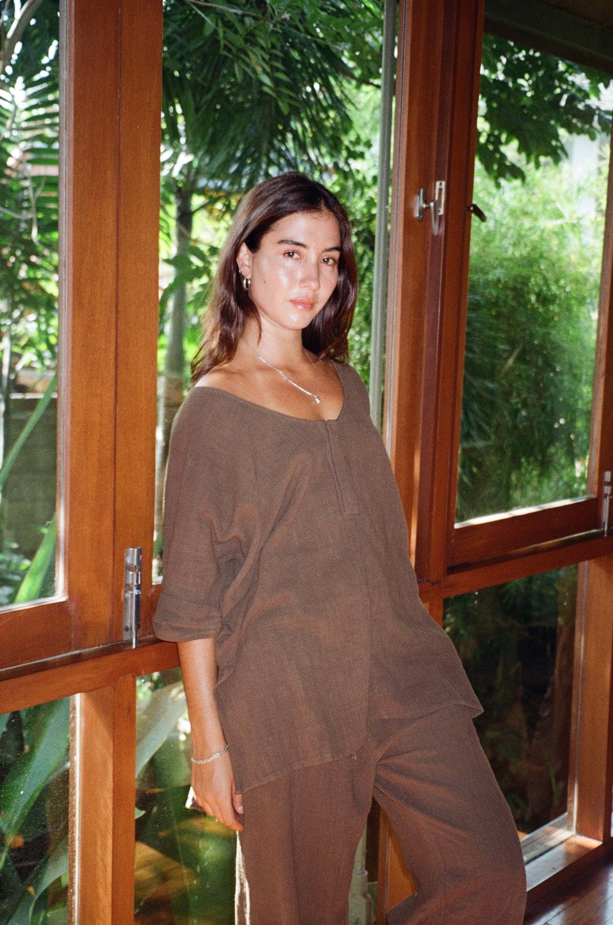 ORGANIC COTTON SHORT CHOCOLATE