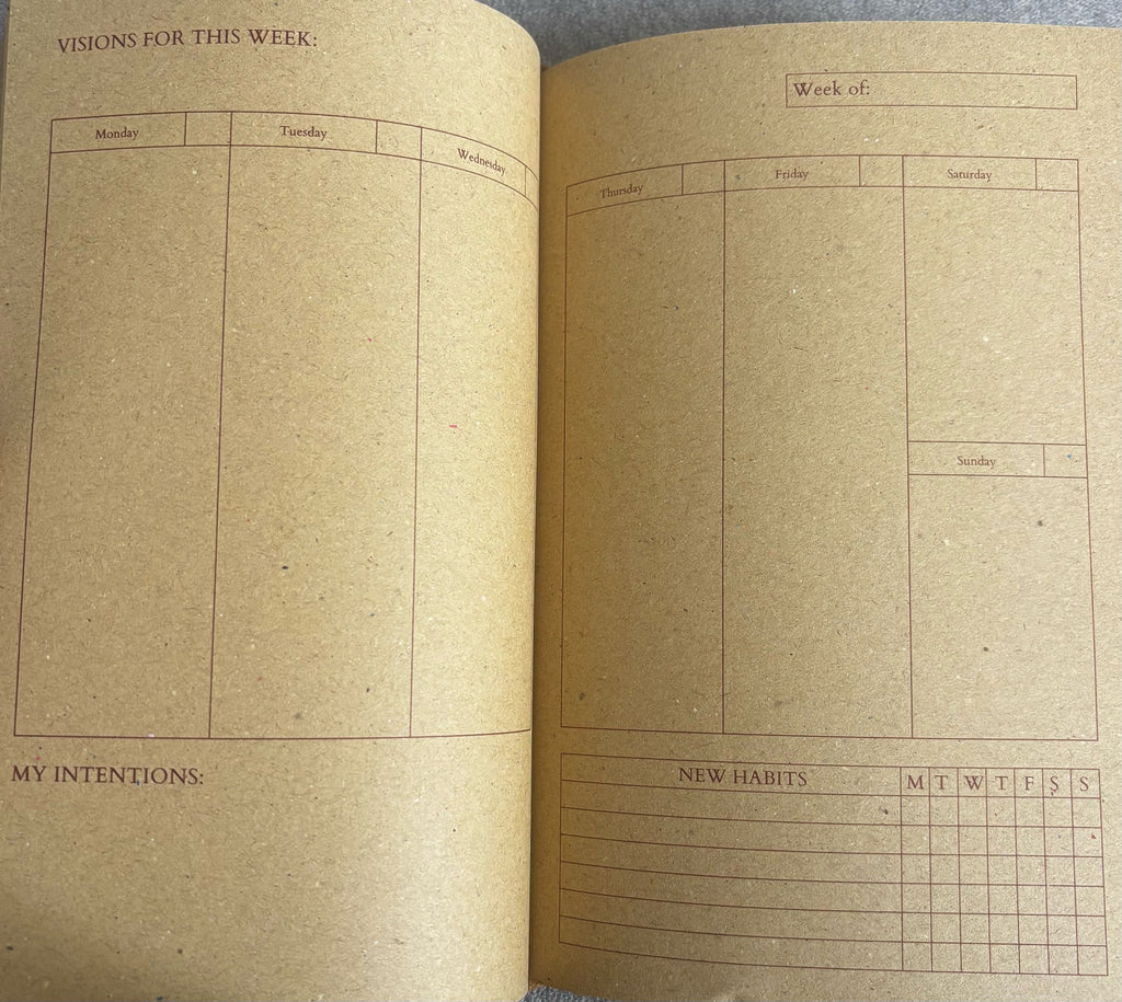 (12月発送予定)VISIONS JOURNAL NOTE mustard