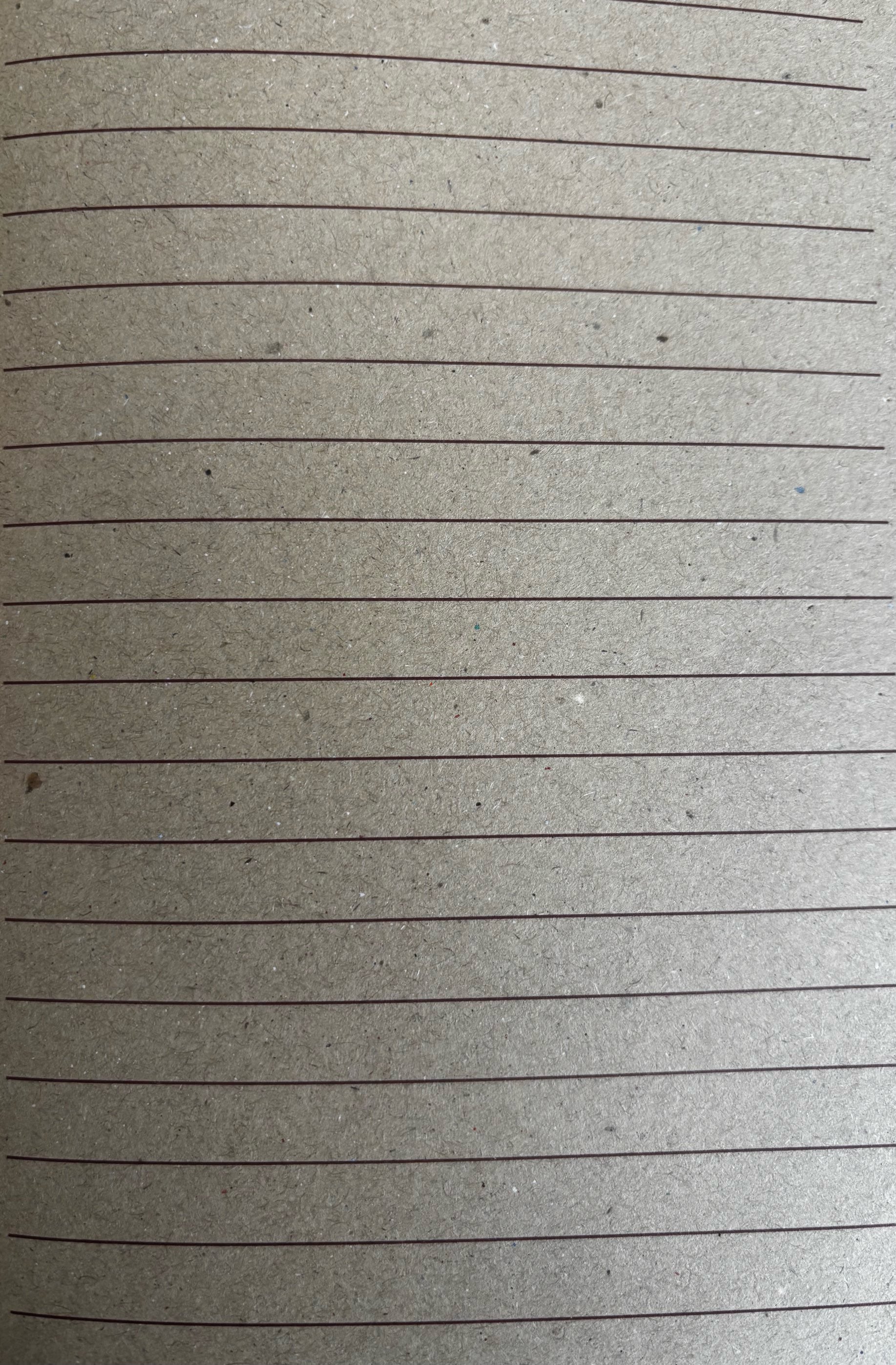 VISIONS JOURNAL NOTE/TERACOTTA