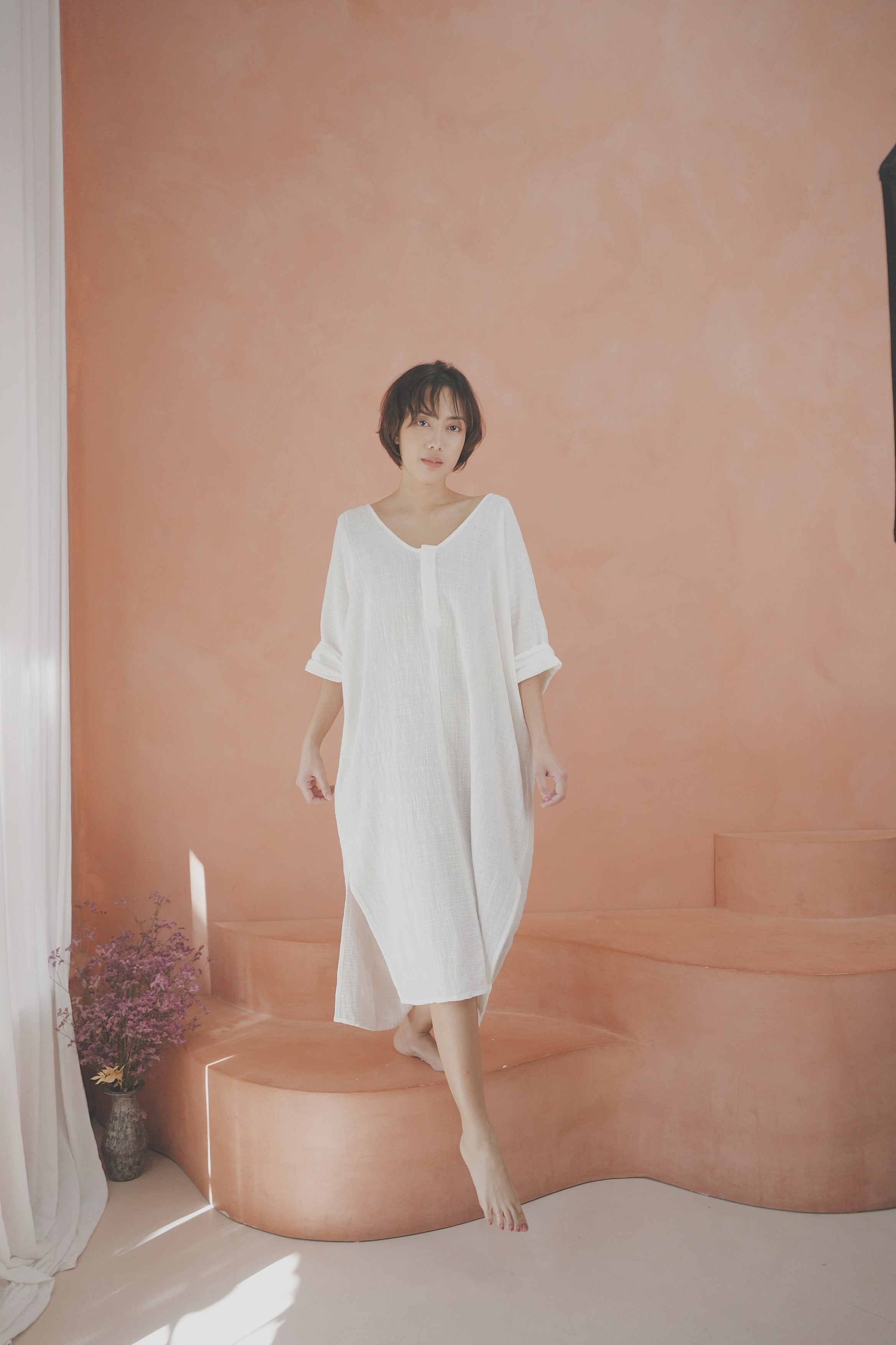 【受注予約販売】ORGANIC COTTON LONG/WHITE