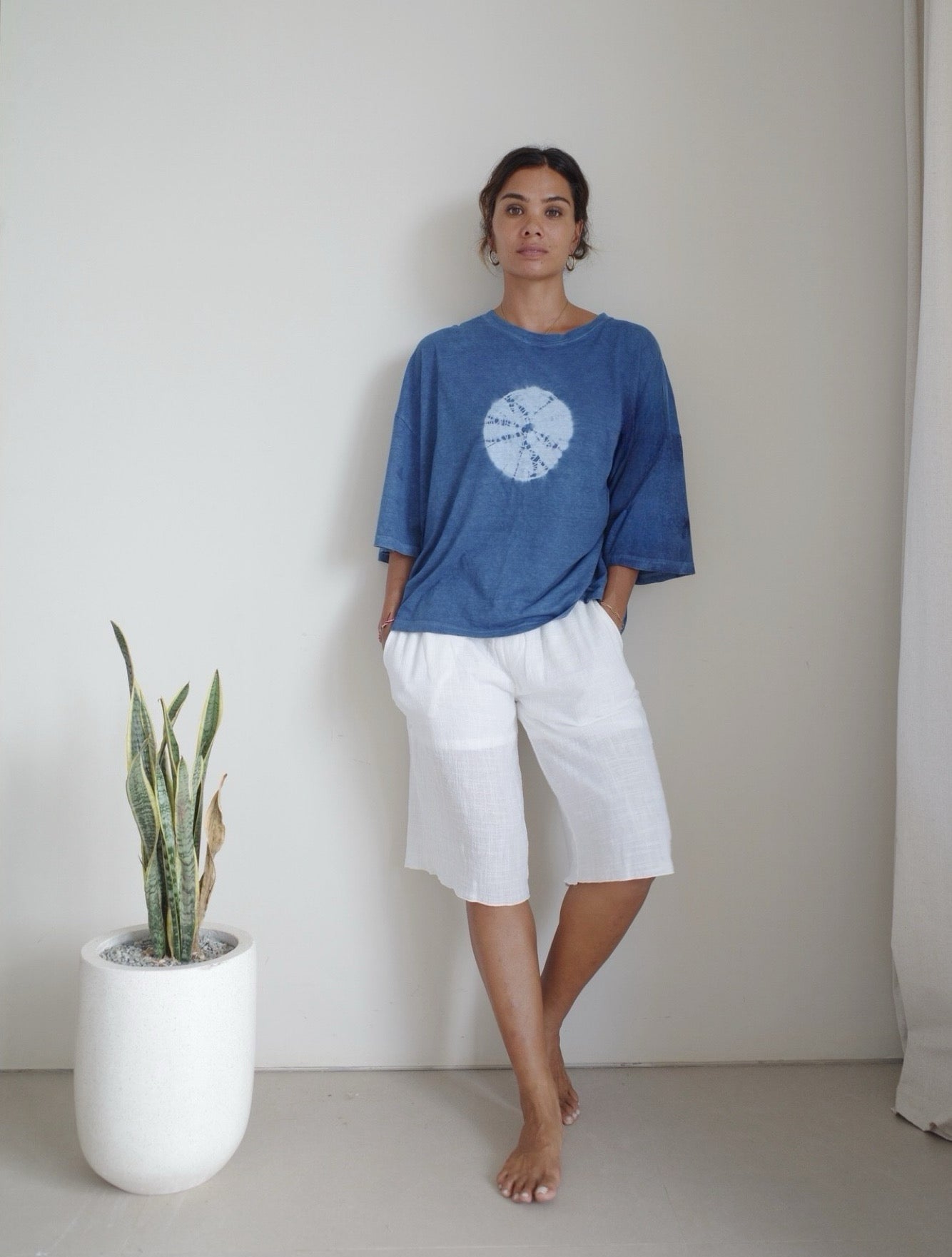 【7月お届け/数量限定】EARTH T-SHIRTS/INDIGO