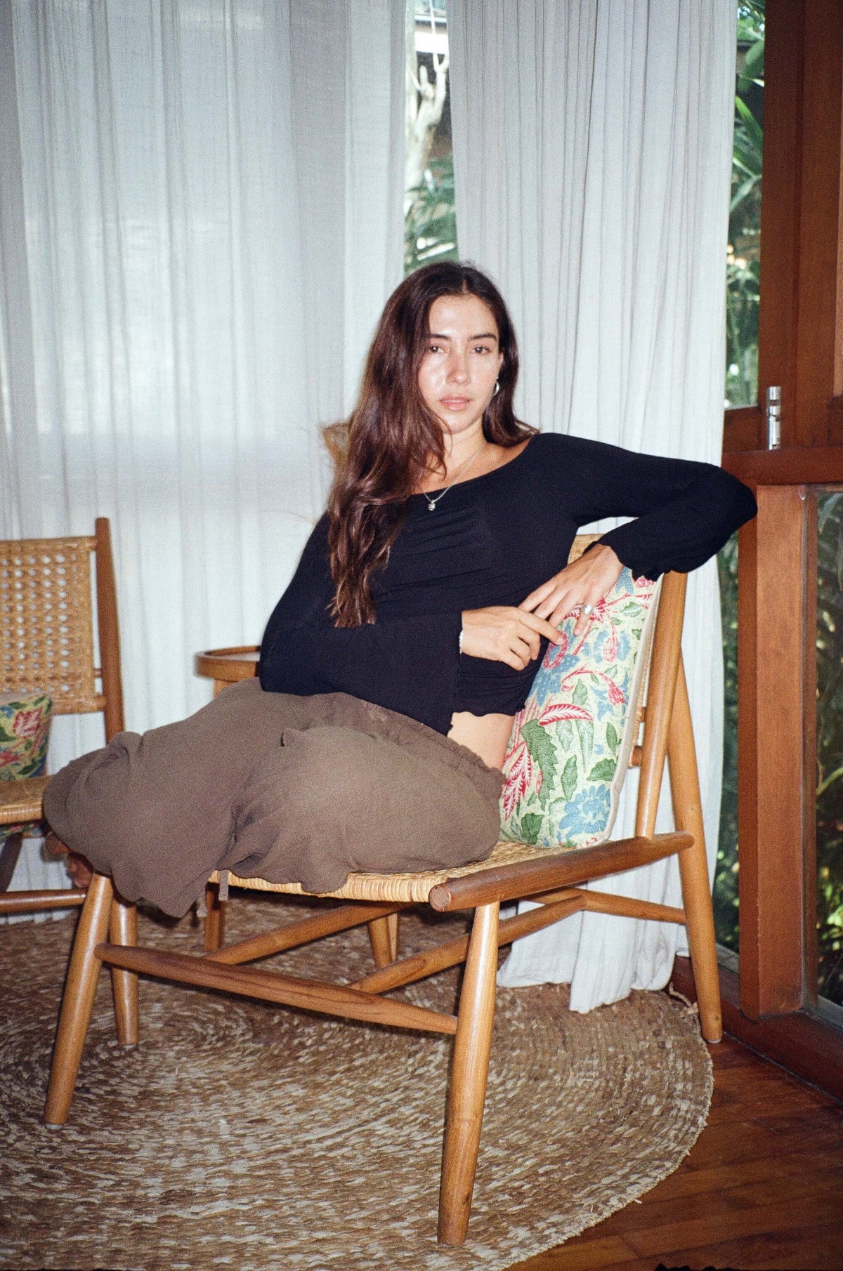 ORGANIC COTTON PANTS/CHOCOLATE