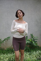 Sari long sleeve/IVORY SAND