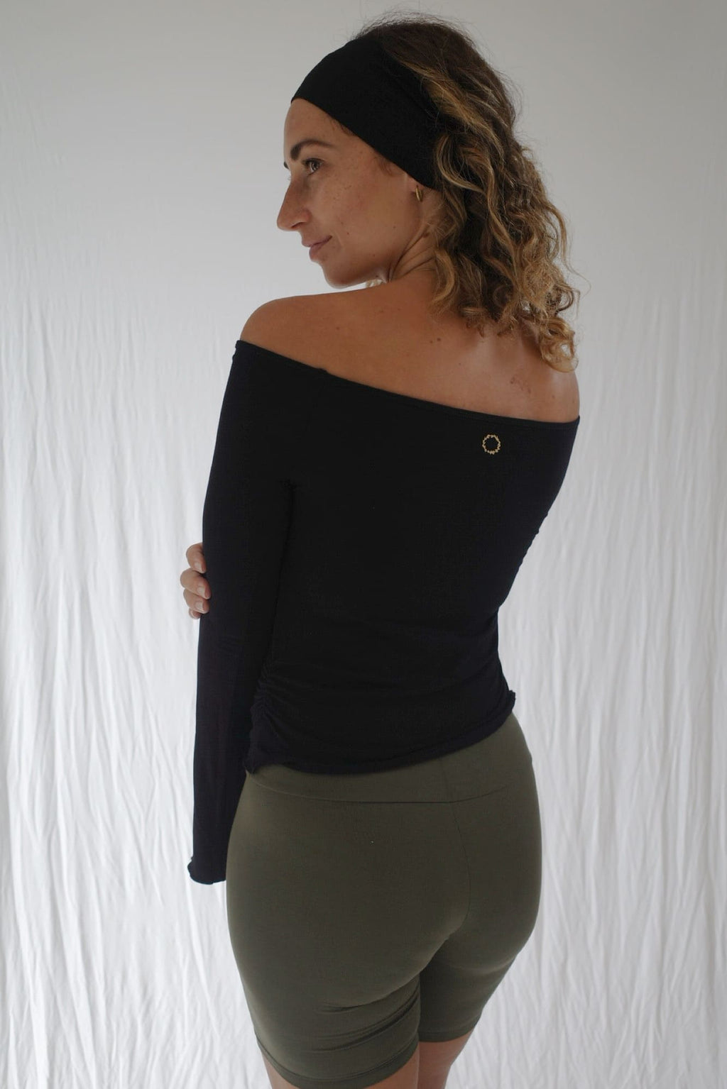 Sari long sleeve/BLACK