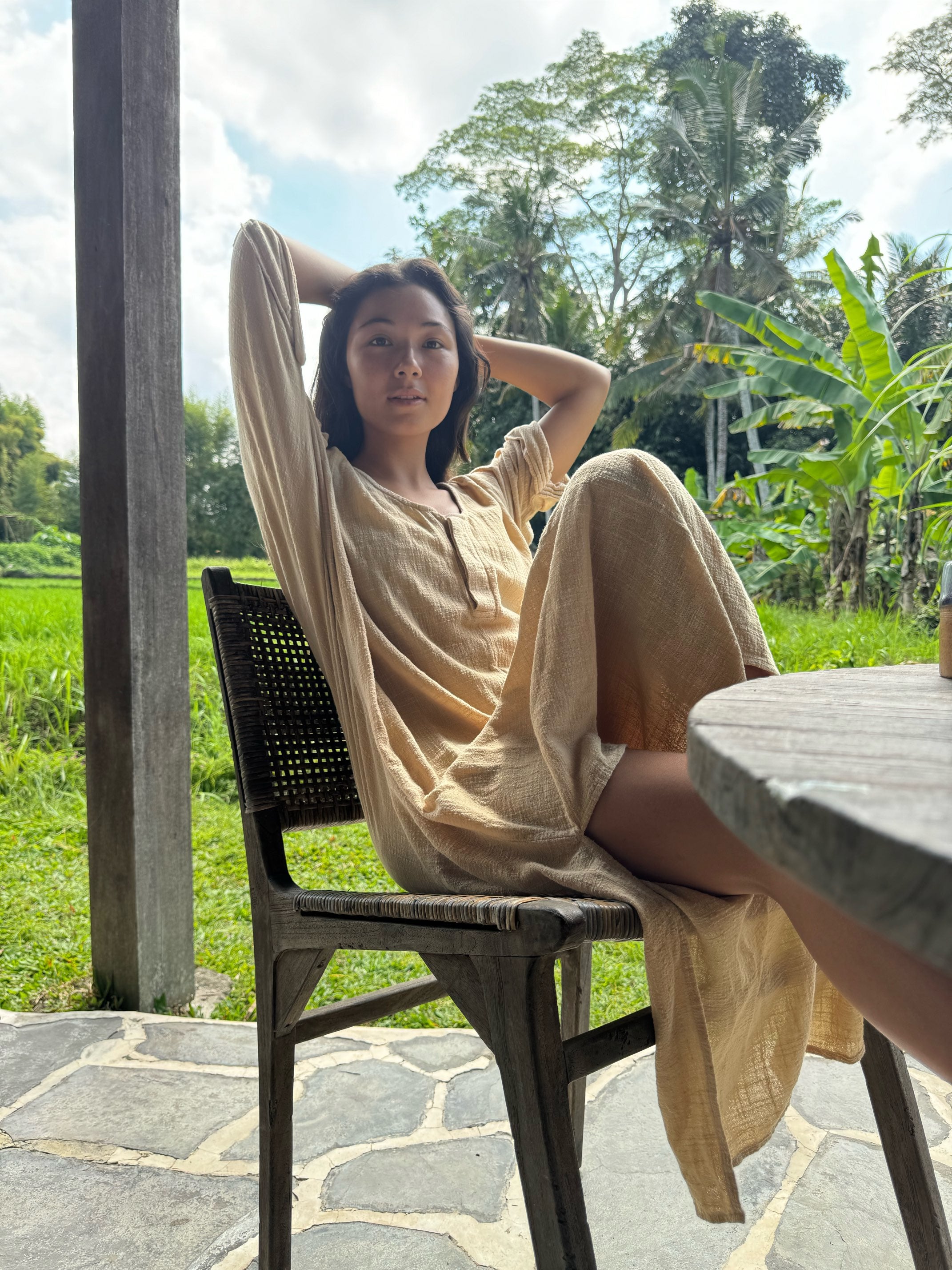 【受注予約販売】ORGANIC COTTON LONG/OATS