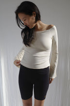 Sari long sleeve/IVORY SAND