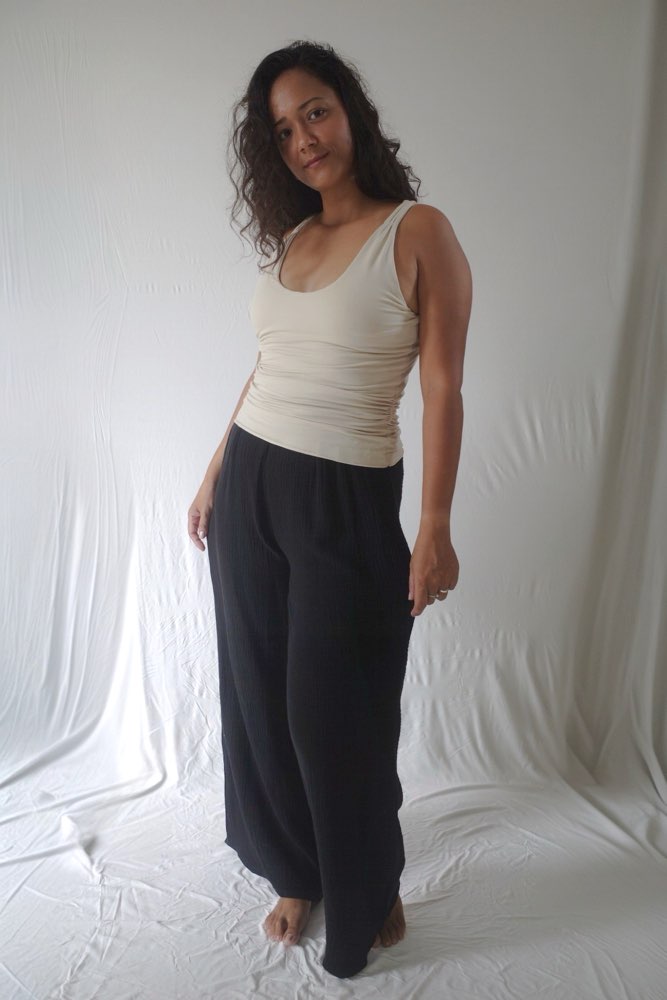 SARI TOP/IVORY SAND