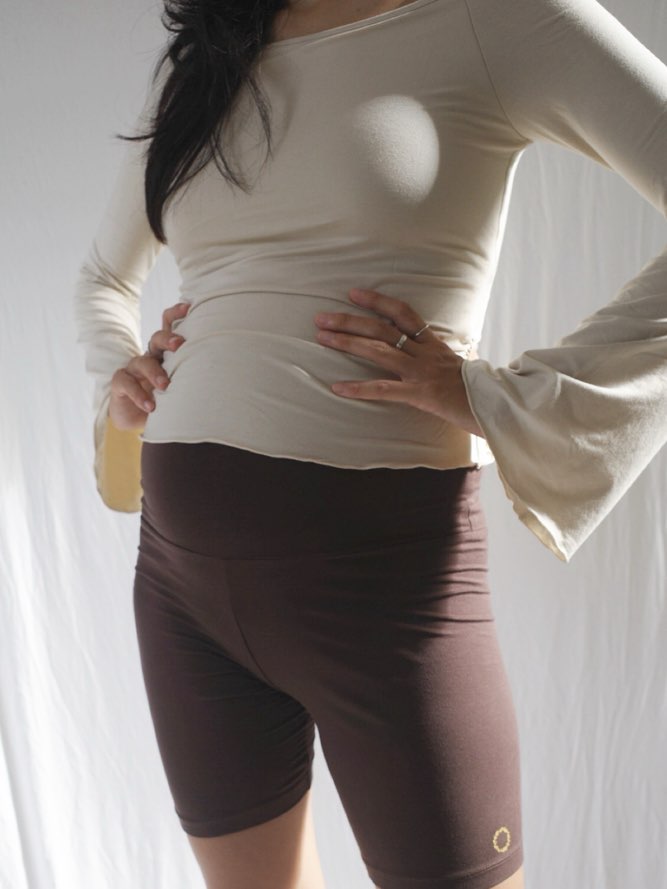 Sari yoga pants/CHOCOLATE