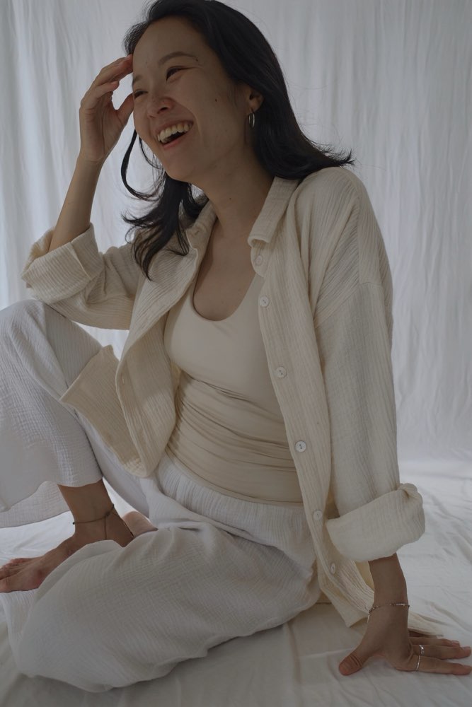 Hemp×Organic cotton oversize shirts/NATURAL