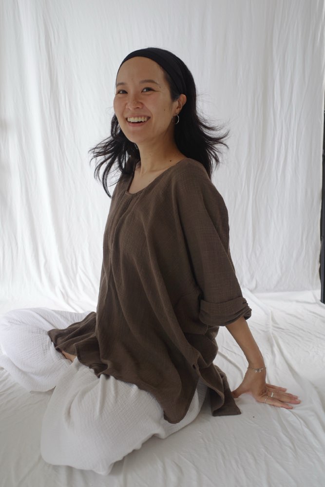 ORGANIC COTTON SHORT/CHOCOLATE