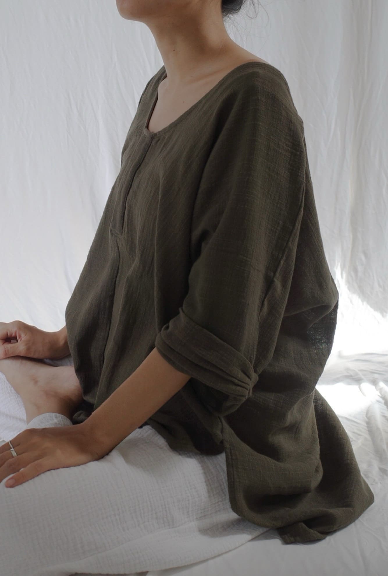 ORGANIC COTTON SHORT/SAGE