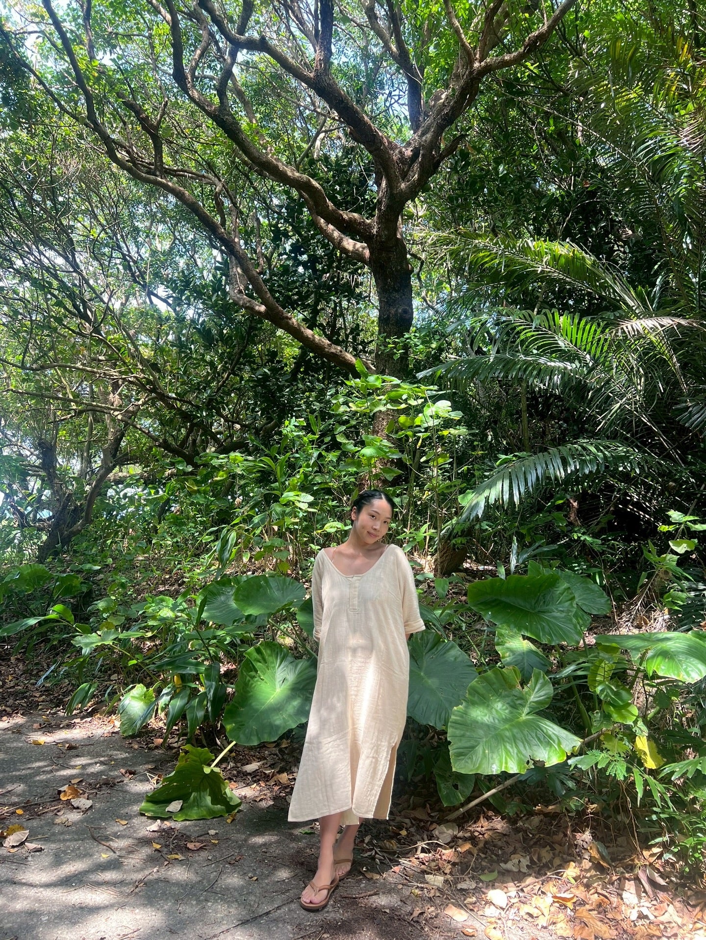 【受注予約／9月お届け】ORGANIC COTTON LONG/CHOCOLATE